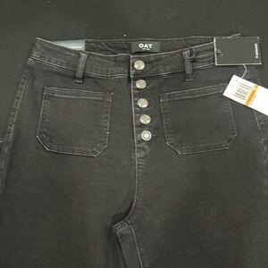 O A T New York high-rise sailor, skinny black jeans, size 29 new with tag